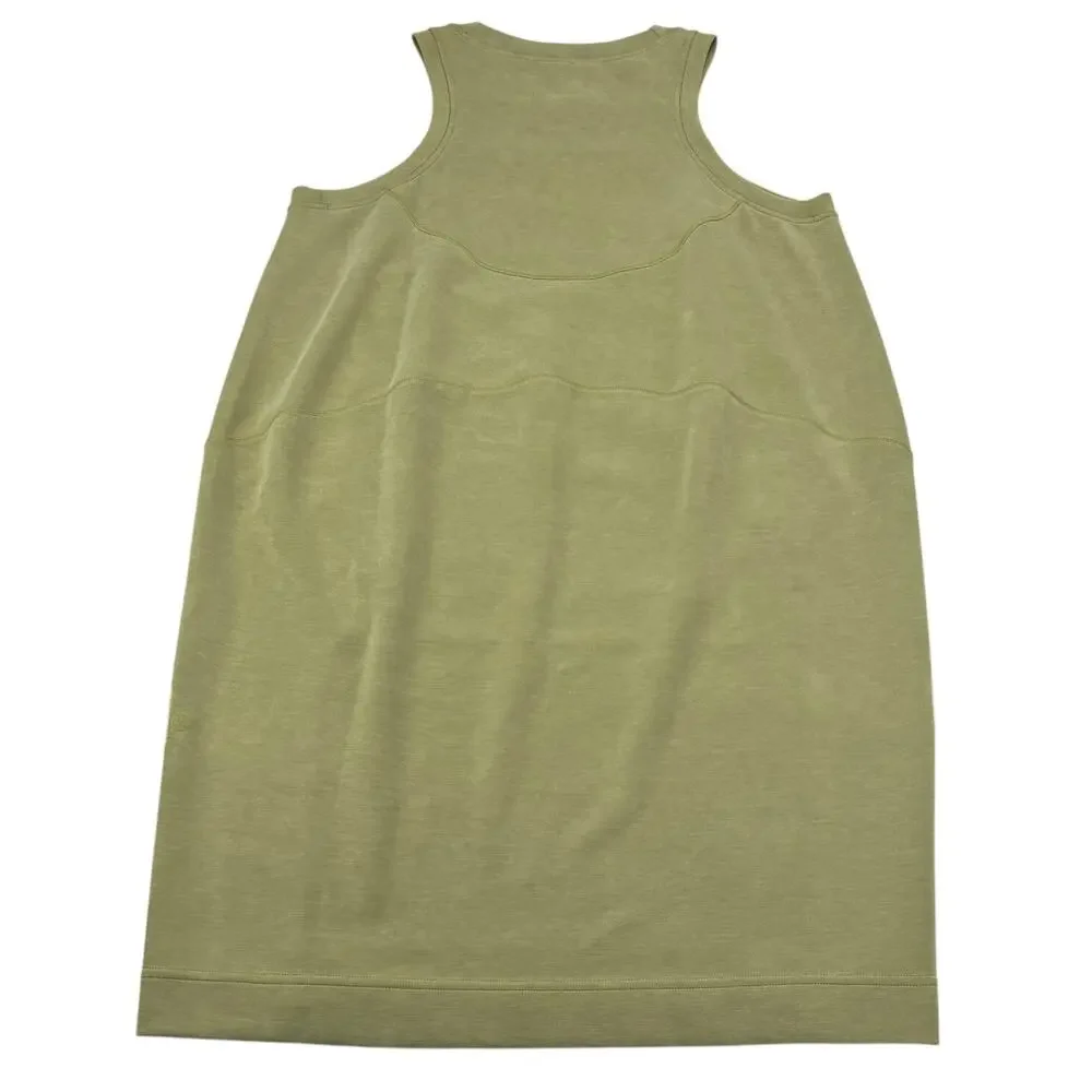 LULULEMON Softstreme Back In Action Dress Size 8 Bronze Green - Picture 7 of 8